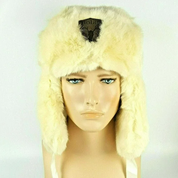 Nobis | Accessories | Nobis Sugar Lips Womens Ivory Faux Fur  display picture 3
